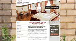 Desktop Screenshot of edinburghcitysuites.com