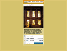Tablet Screenshot of edinburghcitysuites.com